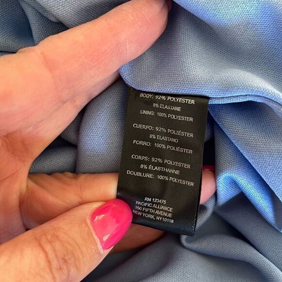 NWT TAHARI Arthur S. Levine. Tie Waist
Party Dress Periwinkle Size Dress. Size 1 - Picture 8 of 11